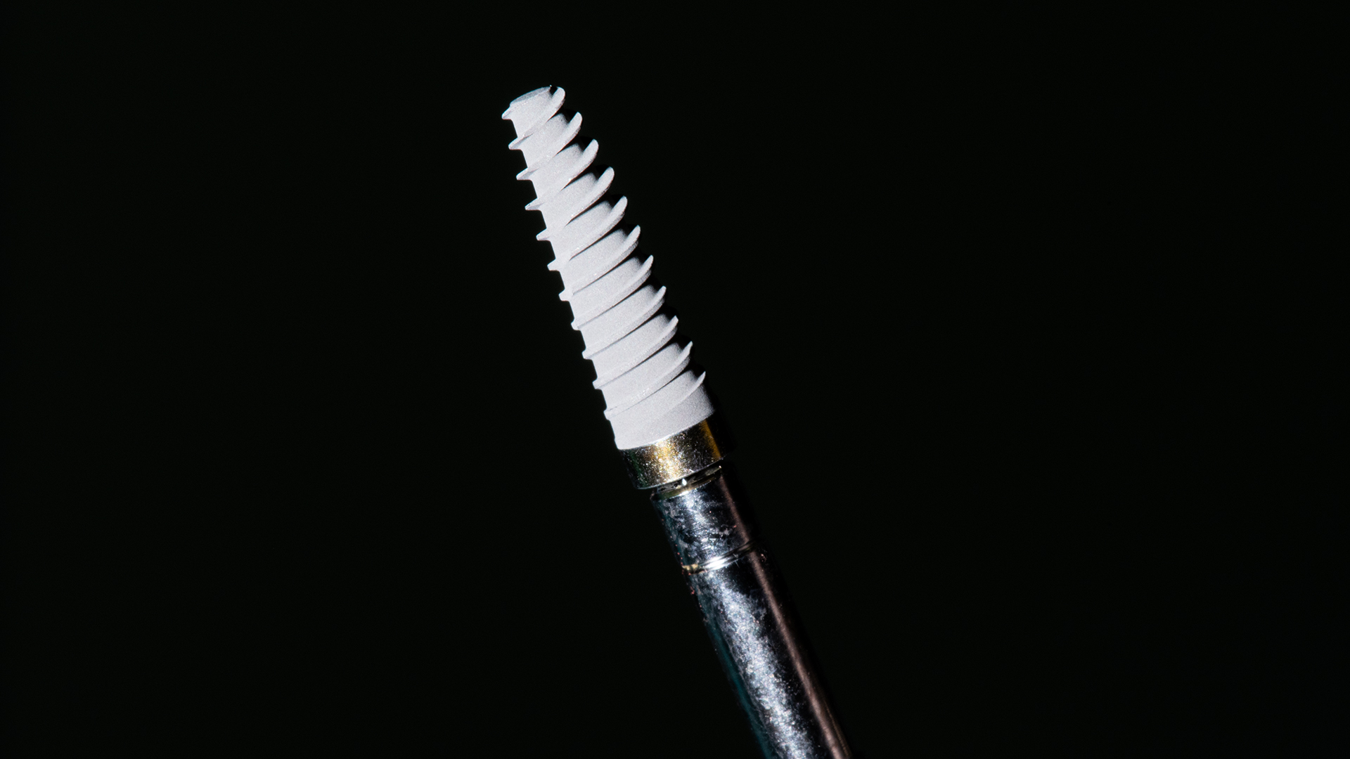 Zirconia implant — still life